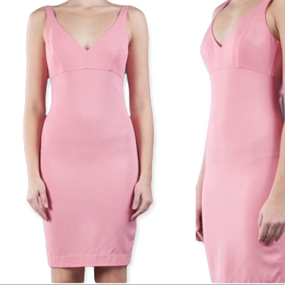 L’AGENCE Knee Length Pink Dress - Picture 4 of 16
